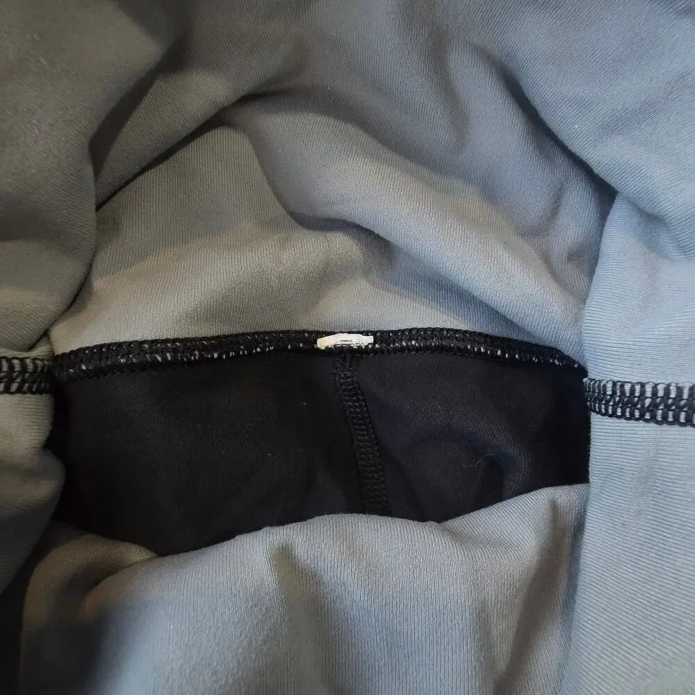 Lululemon womens Wunder Under Crop (Hi-Rise) *Full-On Luon black/gray sz 2
